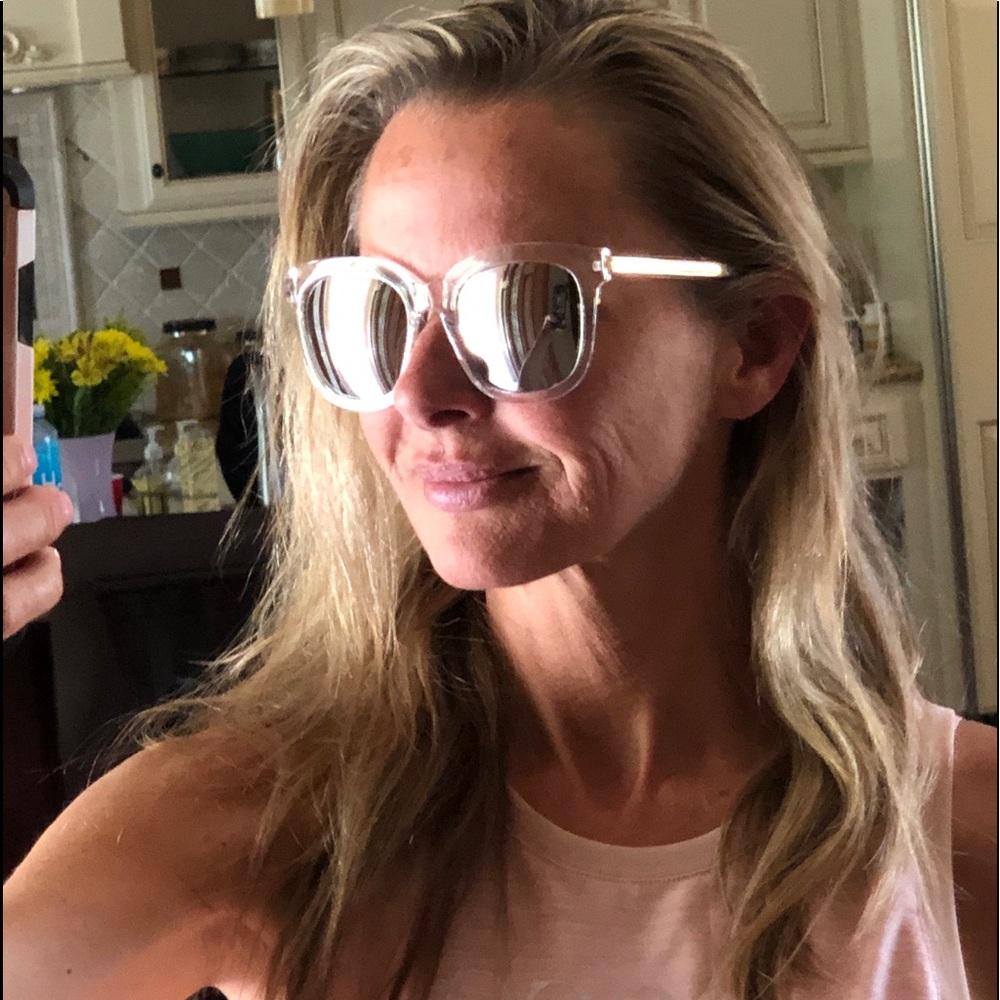 NEW Pink & Mirror Lense Sunglasses UV Protection - Picture 8 of 8